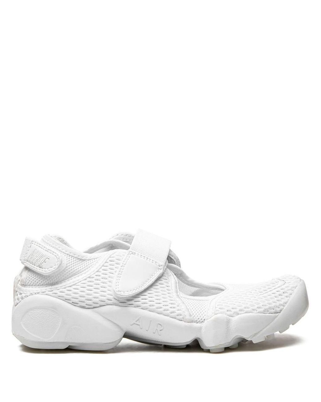 Nike Air Rift Touch-strap Sneakers in White | Lyst