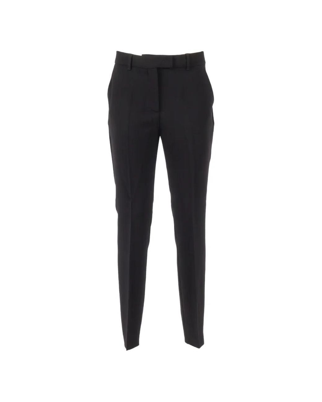 Max Mara Black Jerta Straight-Leg Trousers