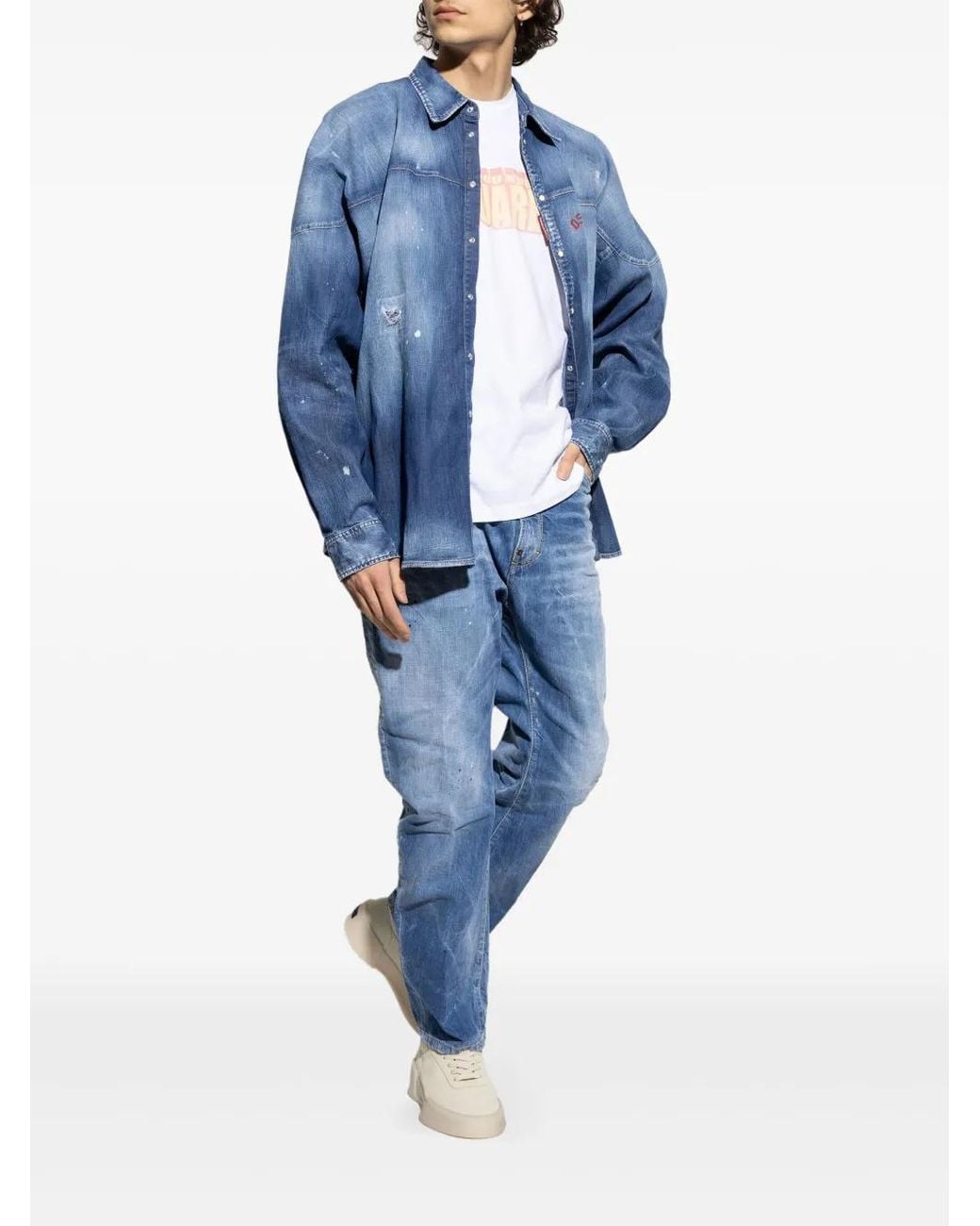 DSquared² Blue Cotton for men