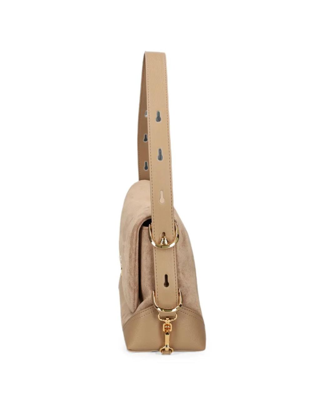 Love Moschino Brown Logo-Plaque Shoulder Bag