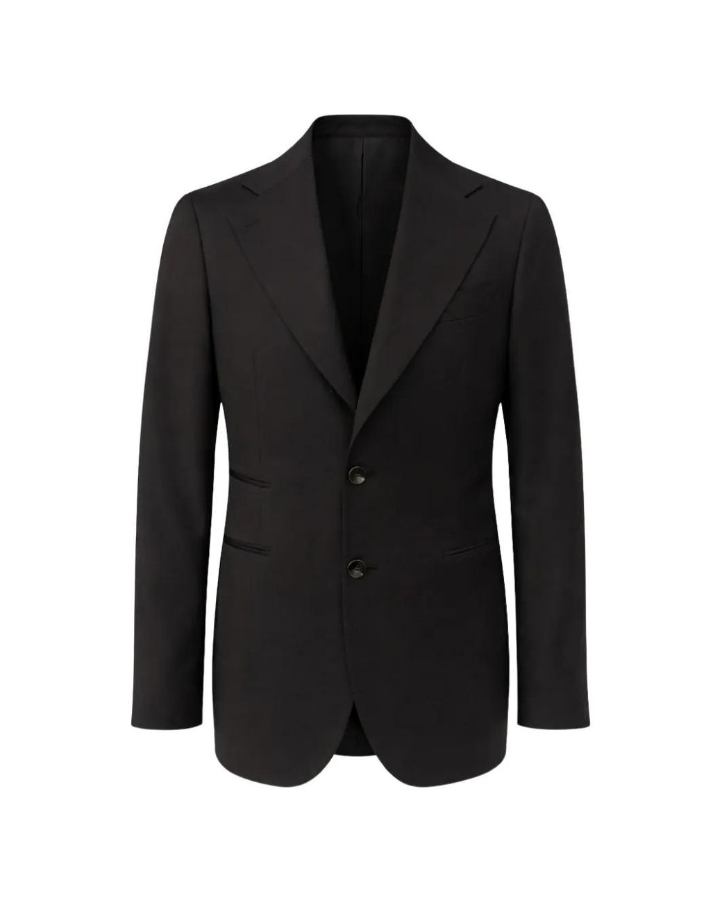 Franzese Collection Black Beckham Single-Breasted Blazer for men