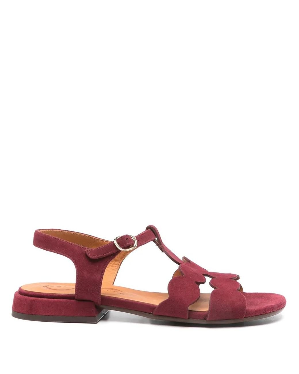 サンダル・ミュール CHIE MIHARA Women Sandals 414539 RYONA RED Chie Mihara Ryona Sandals In Red Leather | italist