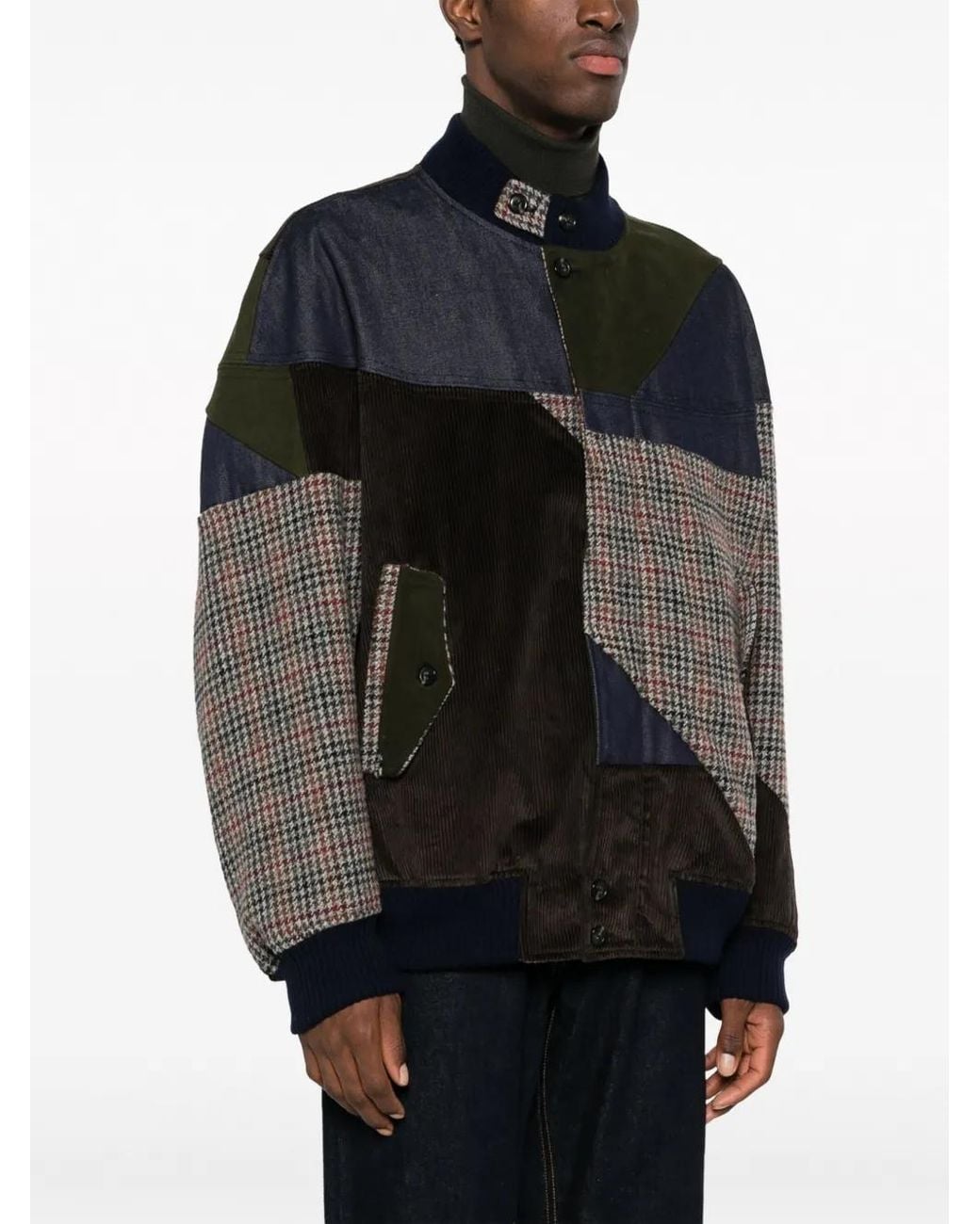 Baracuta Black Patchwork Jacket for men