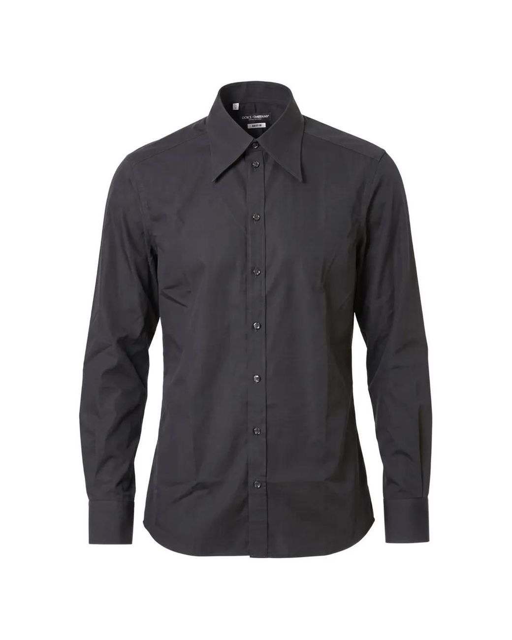 Dolce & Gabbana Blue Crêpe De Chine Shirt for men