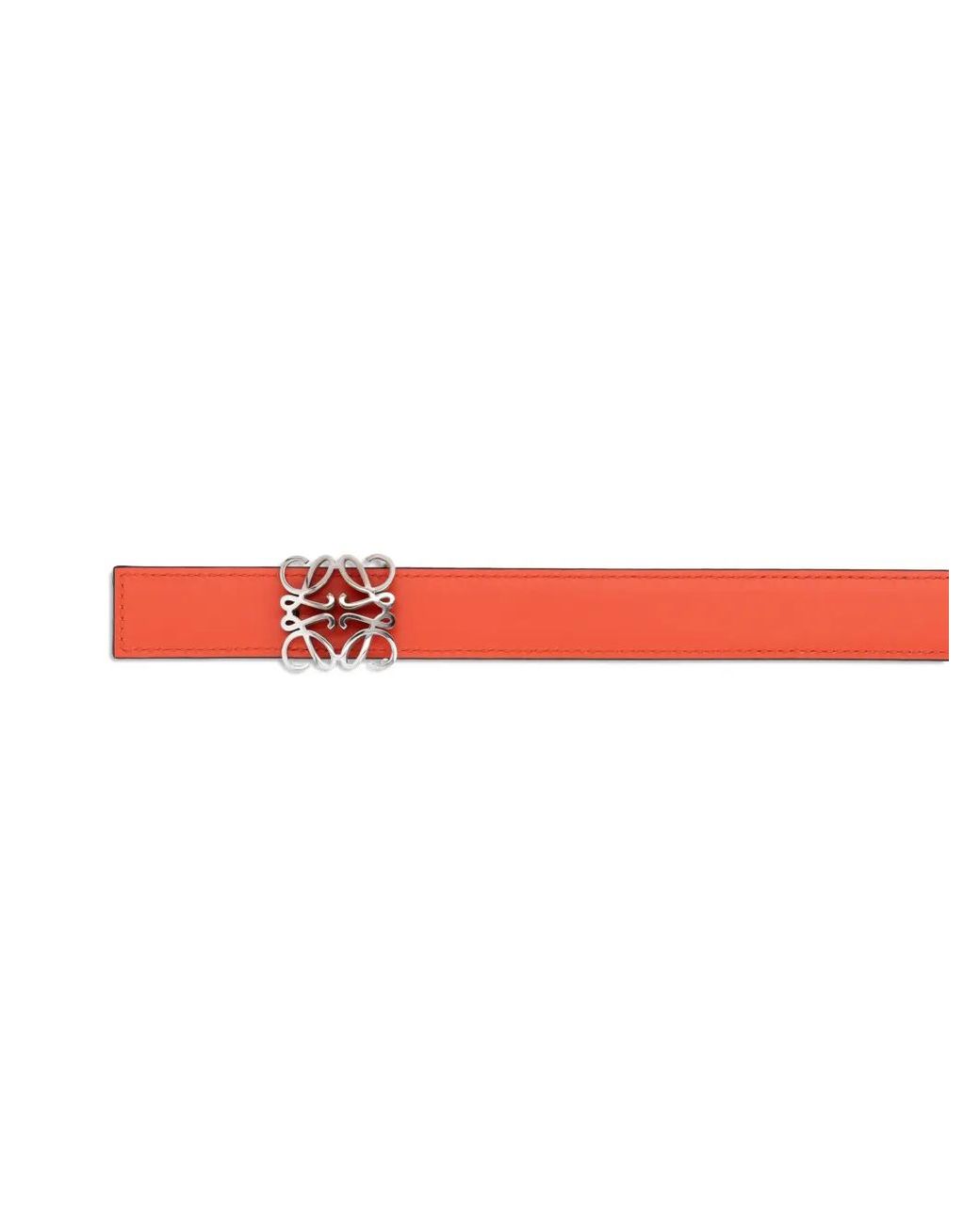 Loewe White Reversible Anagram Bombé Belt