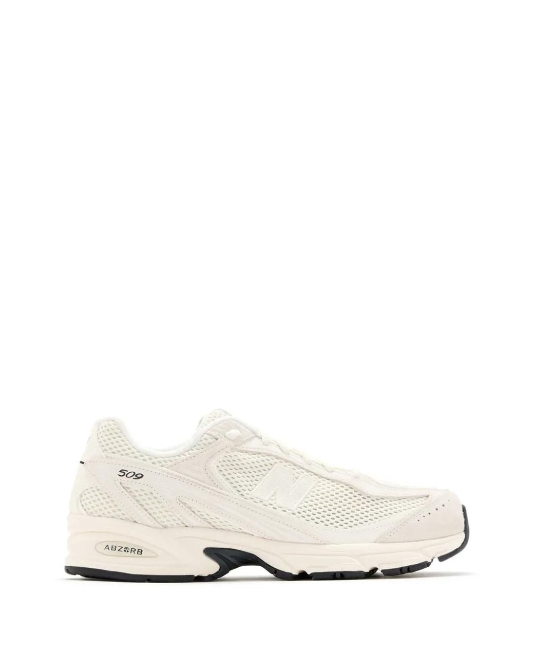 New Balance White Baskets 509 À Lacets