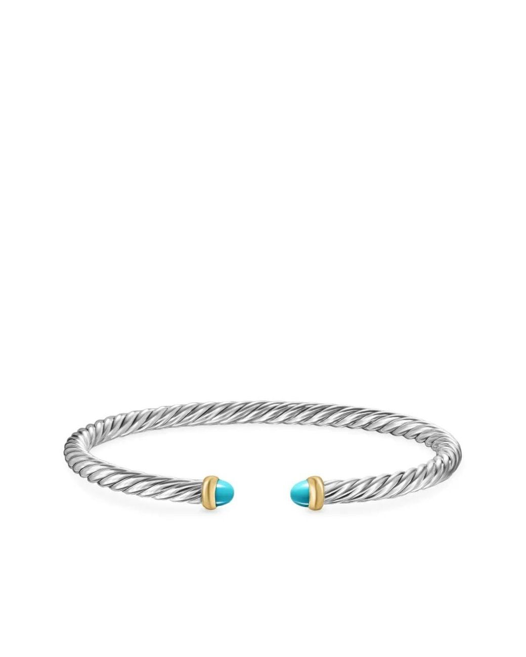 Bracciale Rigido Cable Flex di David Yurman in White