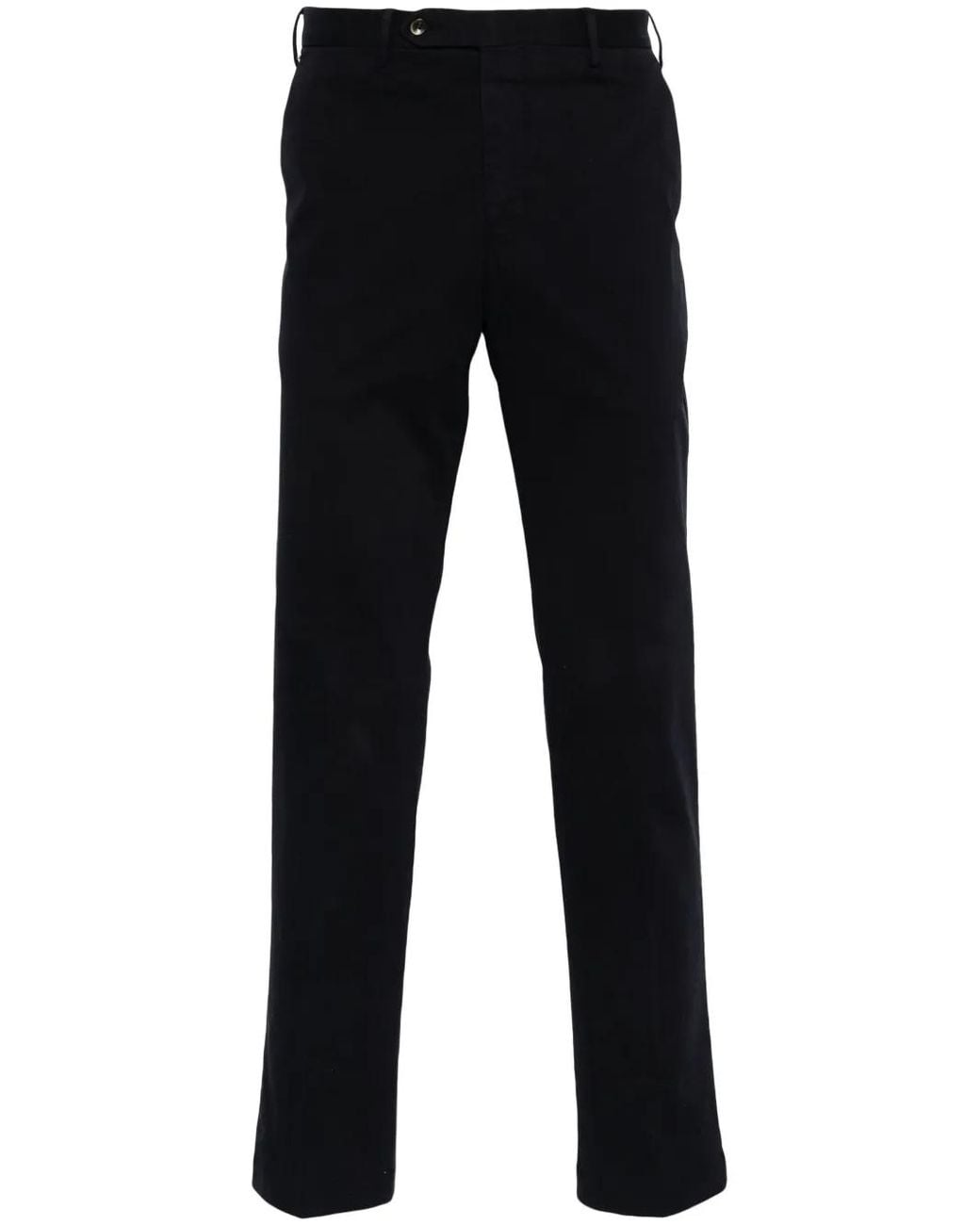 PT Torino Black Master Chino Trousers for men