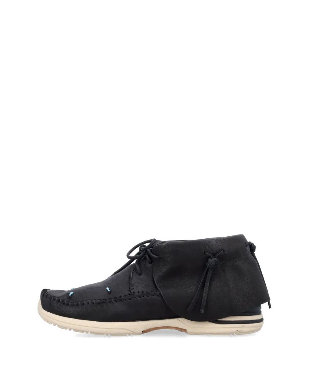 Visvim Black Lhamo Lace-Up Sneakers for men