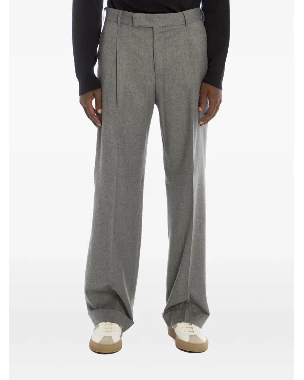 PT Torino Gray Edge Trousers for men