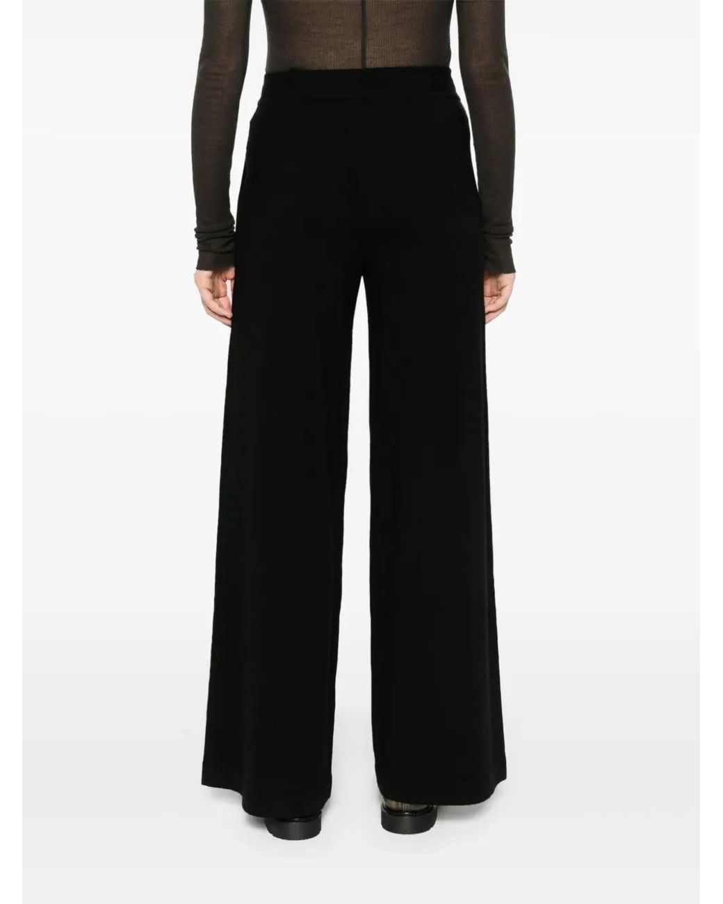 P.A.R.O.S.H. Black Lime Wool Trousers