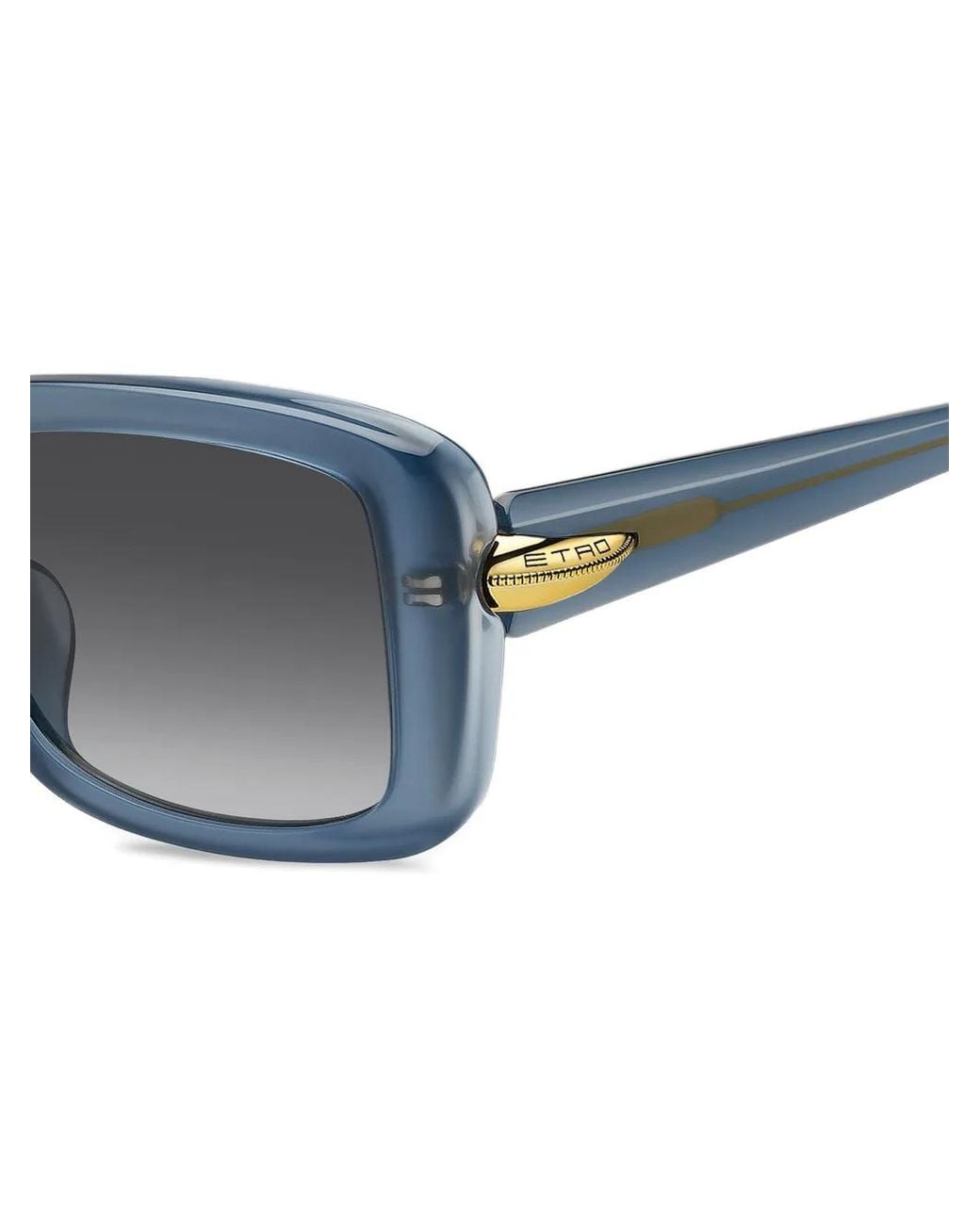 Etro Gray Rectangle-Frame Sunglasses