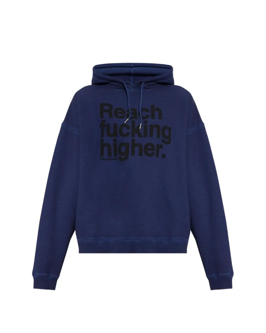Sudadera Con Capucha Y Eslogan DSquared² de hombre de color Blue
