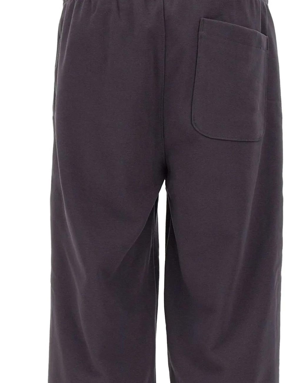 The North Face Blue Logo-Patch Elasticated-Cuff Track Pants for men