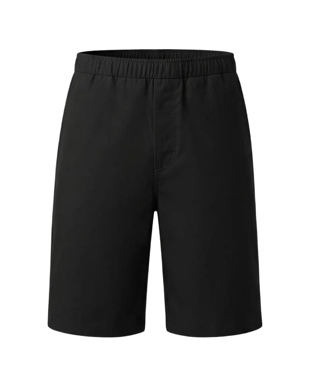Rier Black Elasticated-Waistband Shorts for men