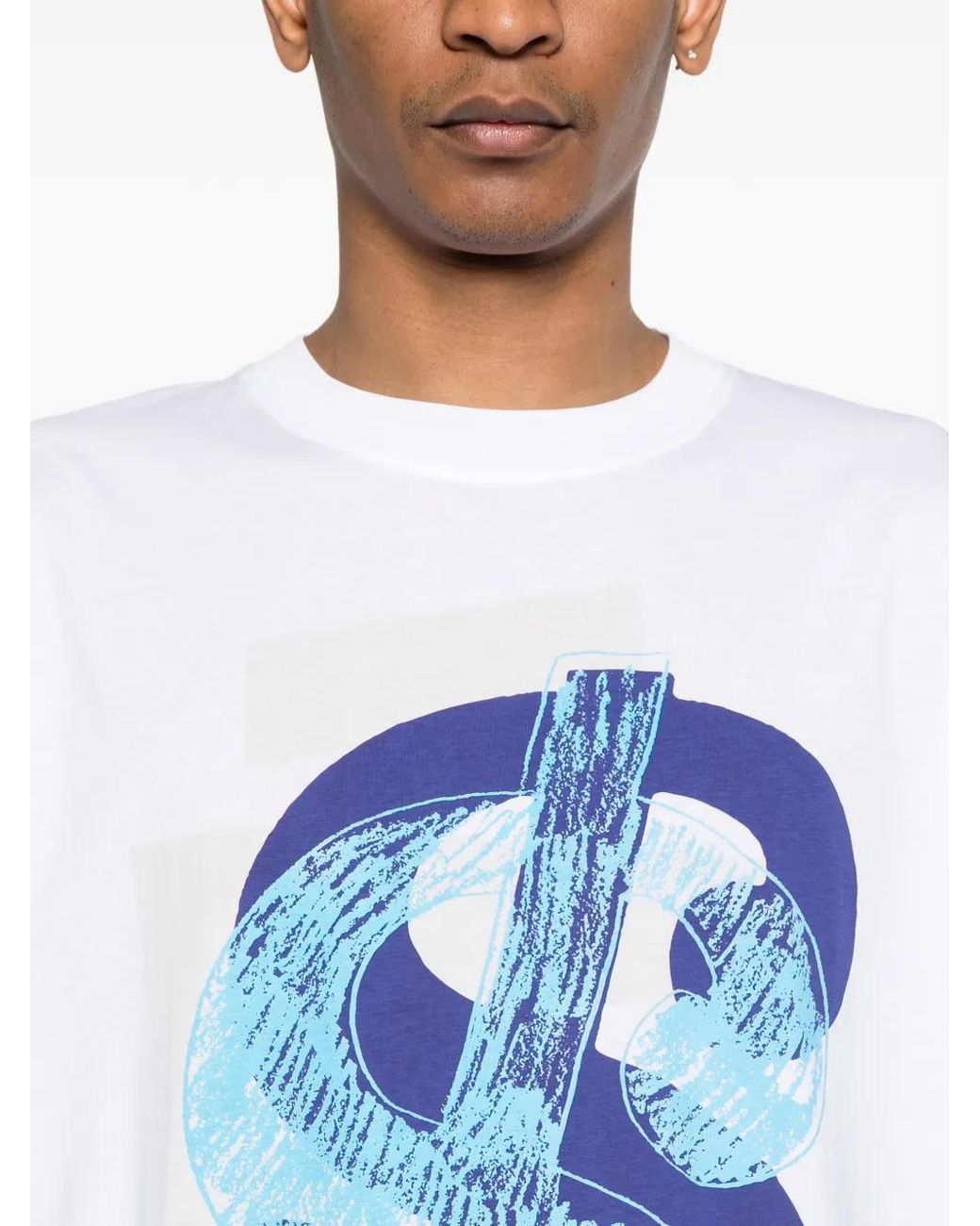 Etudes Studio Blue Graphic T-Shirt