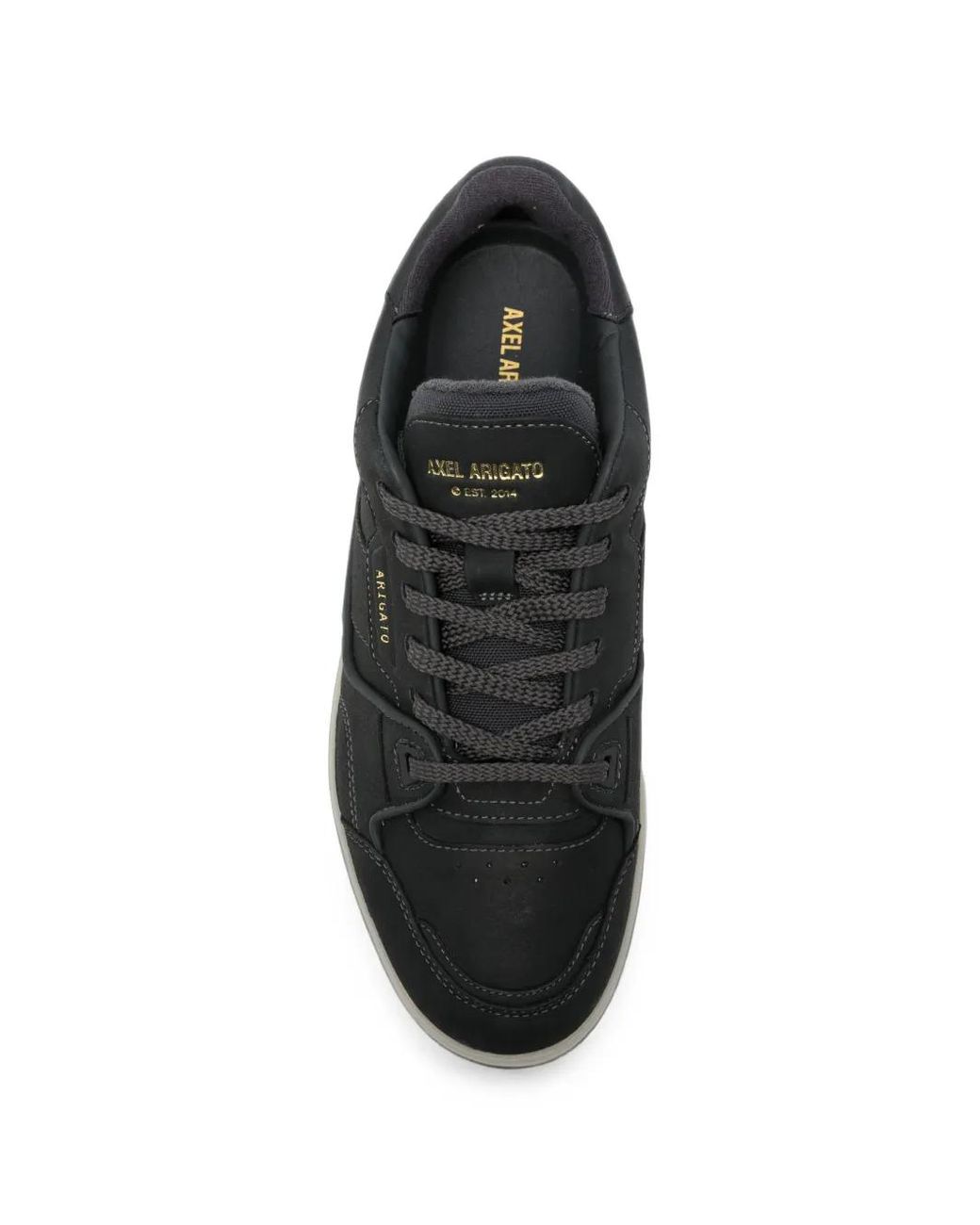 Axel Arigato Black Clay Logo-Print Leather Sneakers for men