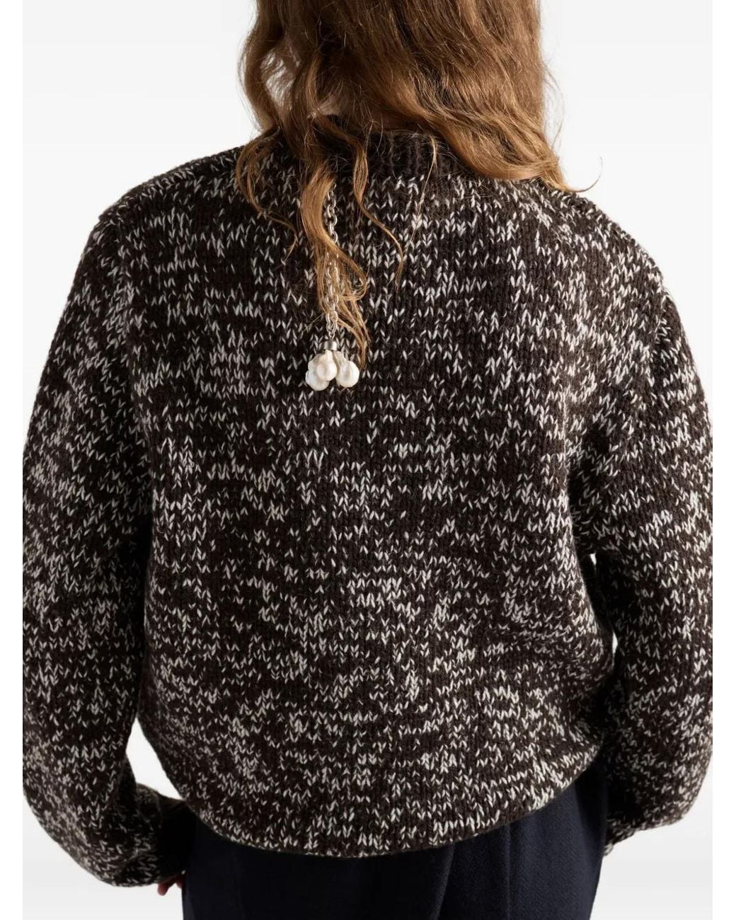 Pull À Breloques Prada en coloris Gray