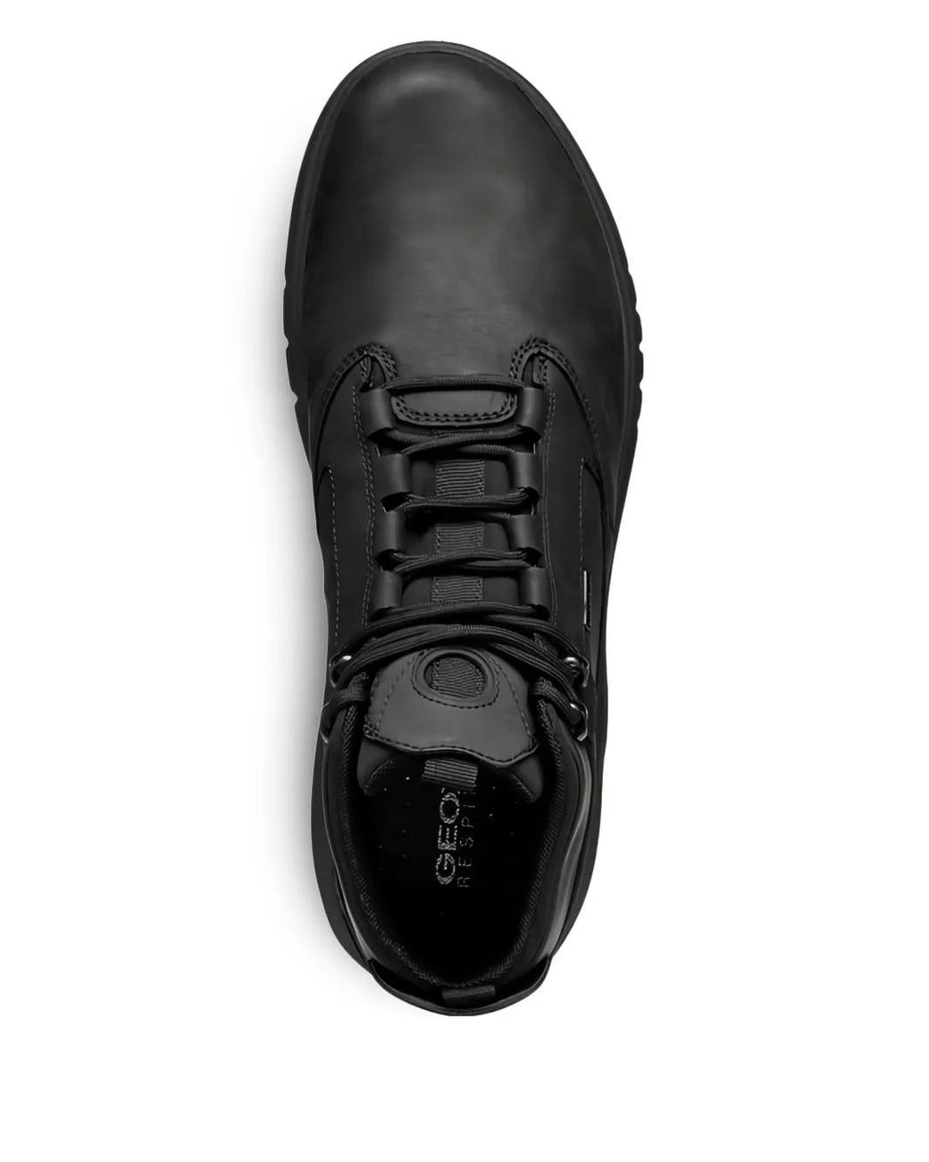 Geox Black Aerantis Lace-Up Leather Boots for men