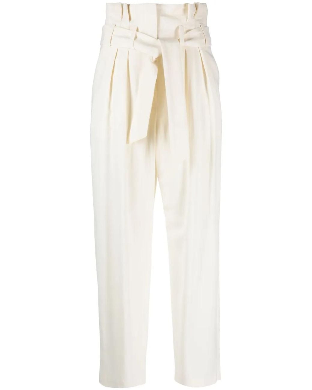 IRO White Sandya Cropped Trousers