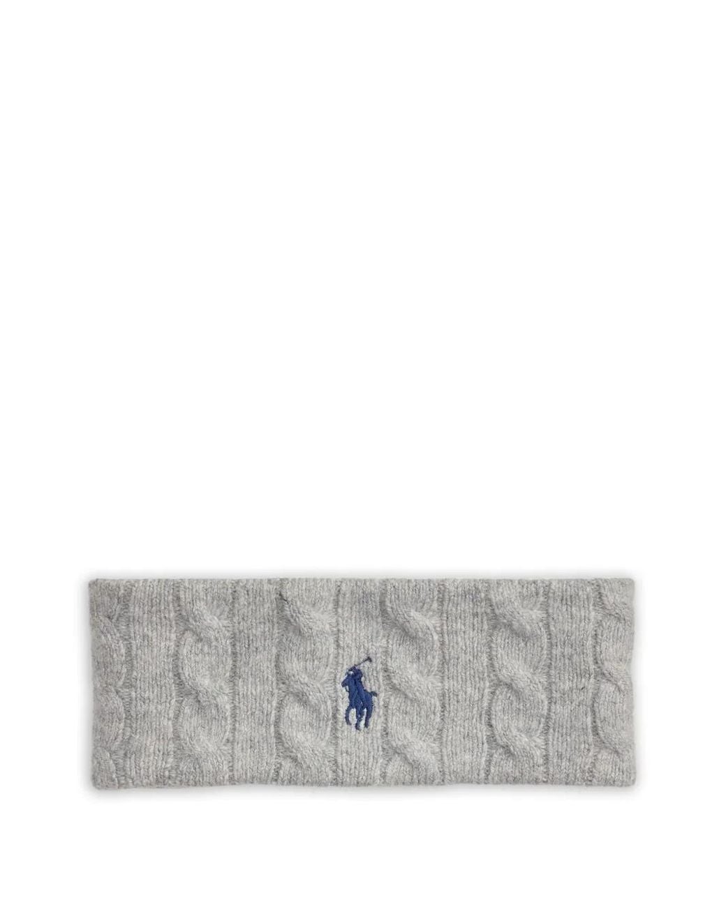 Polo Ralph Lauren Gray Cable-Knit Head Band
