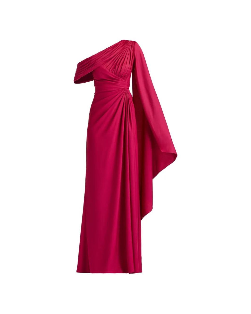 dress red silk A Night Out Red Satin Halter Neck Maxi Dress main image 1