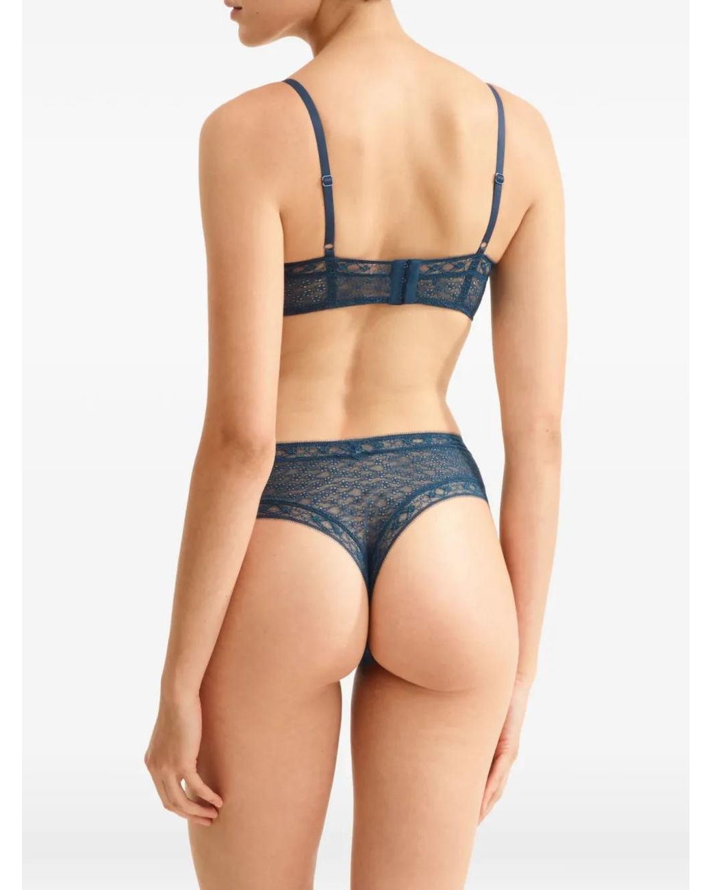 Eres Blue Majestueuse Demi-Cup Bra
