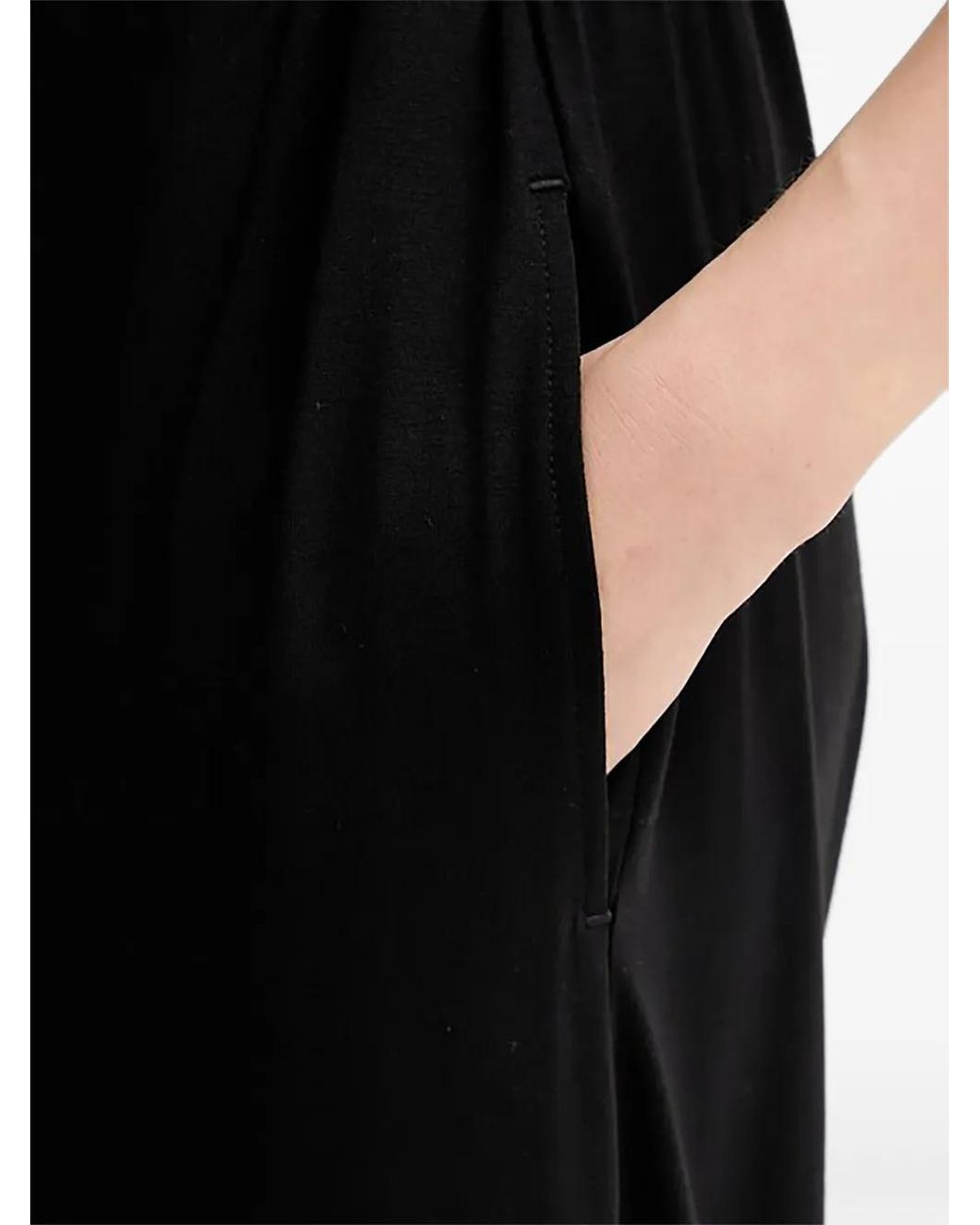 Marc O' Polo Black Wide-Cut Trousers