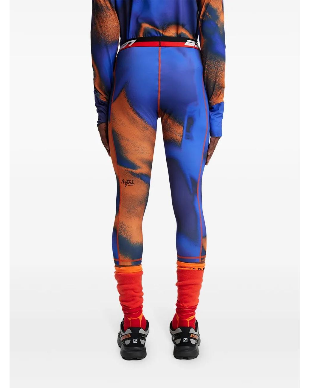Aztech Mountain Blue Next To Skin Leggings for men