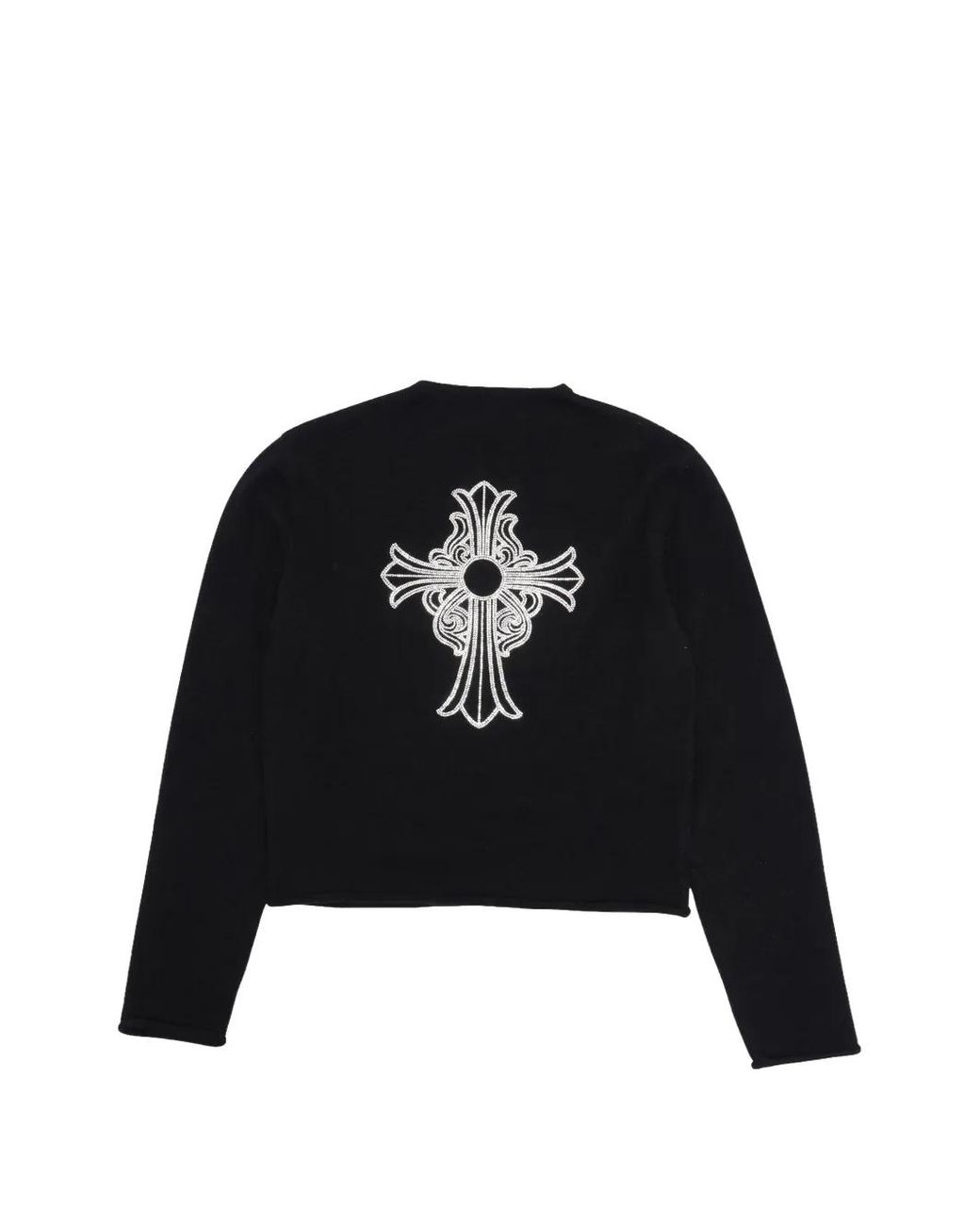 Chrome Hearts Black V-Neck Sweater