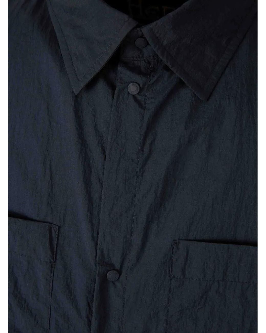 Herno Blue Veste Boutonnée À Poches for men