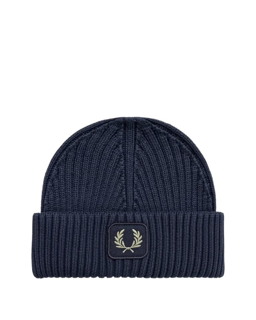 Gorro De Algodón Fred Perry de color Blue