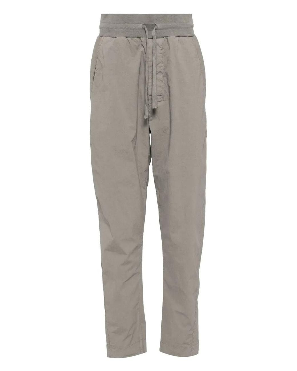 Transit Gray Drawstring Track Pants for men