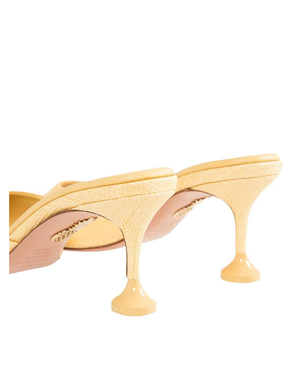 Aquazzura Metallic Bisous Sandals