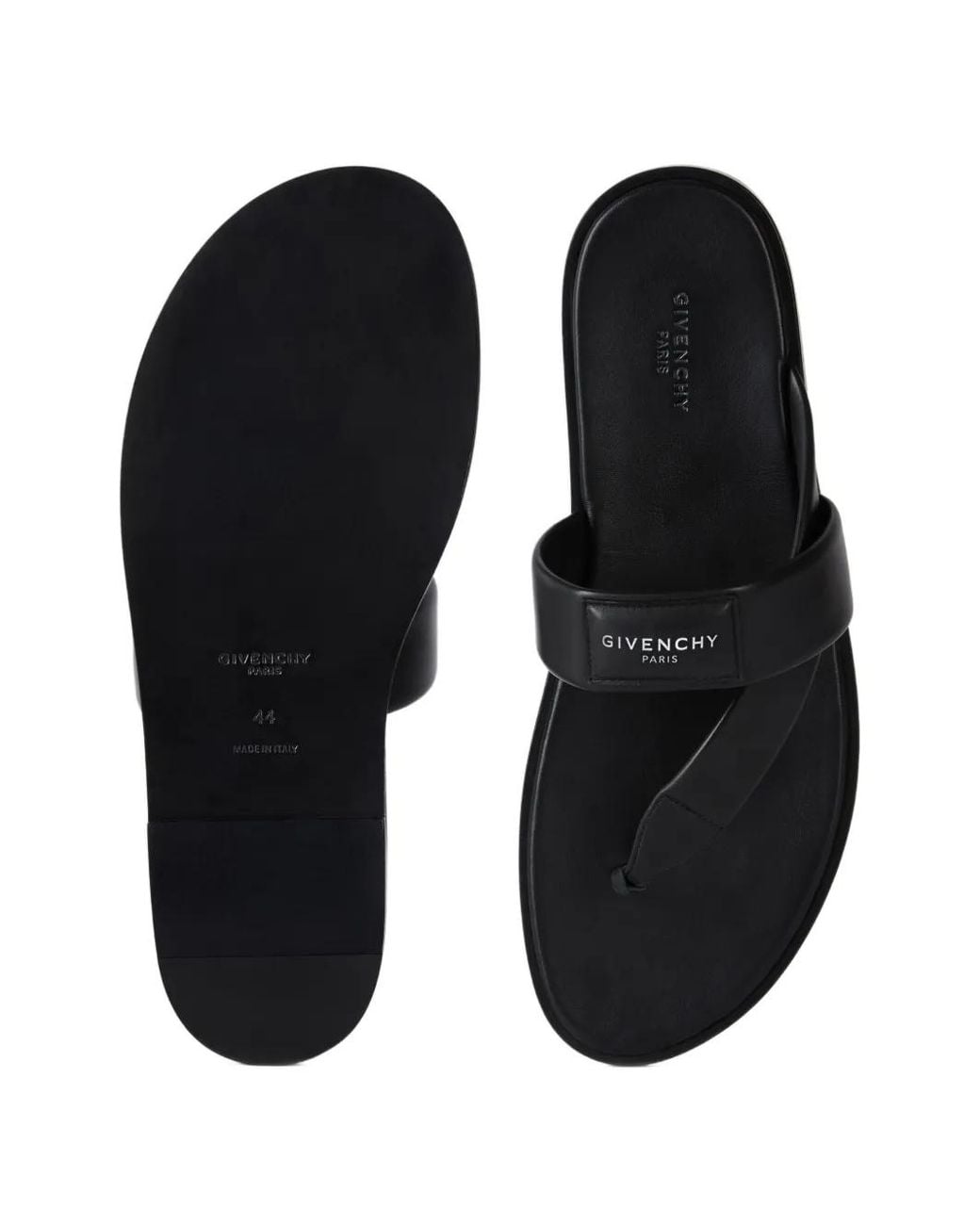 Givenchy Black Bay Thongs for men