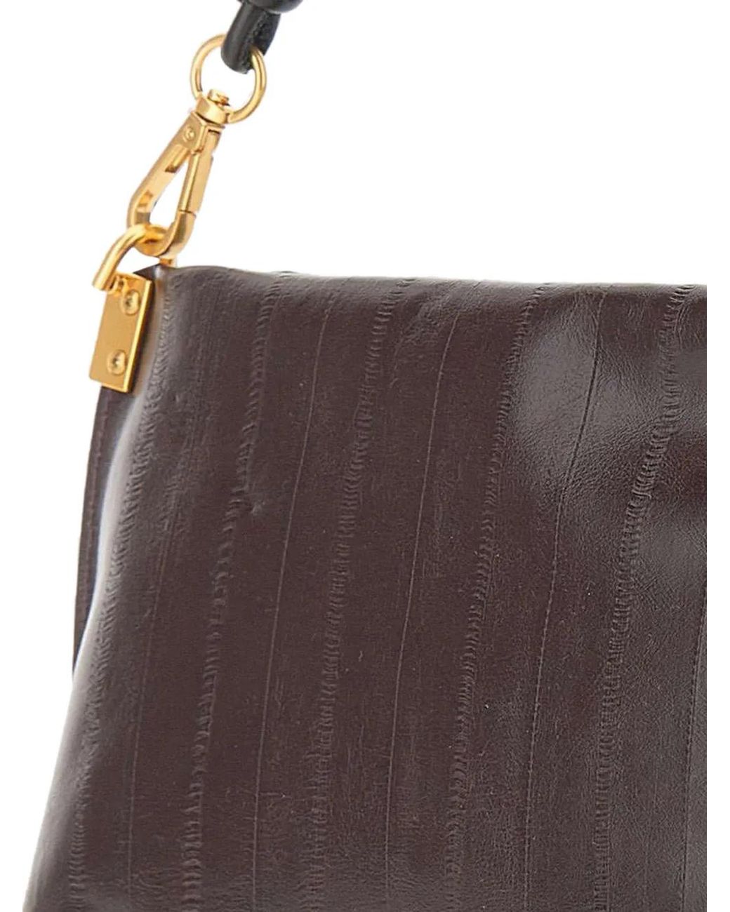 Gianni Chiarini Brown Fanny Leather Shoulder Bag