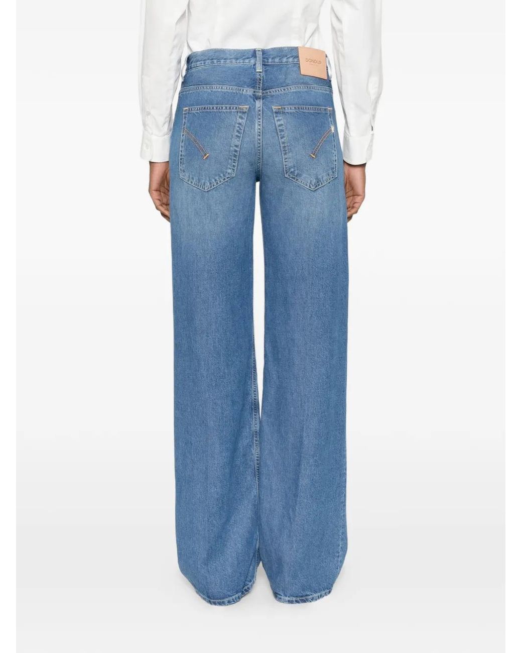 Dondup Blue Jean À Coupe Cinq Poches