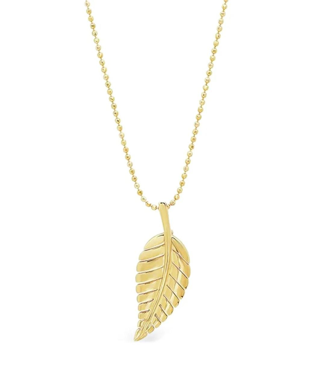 Jennifer Meyer Metallic Collier En 18Ct Leaf