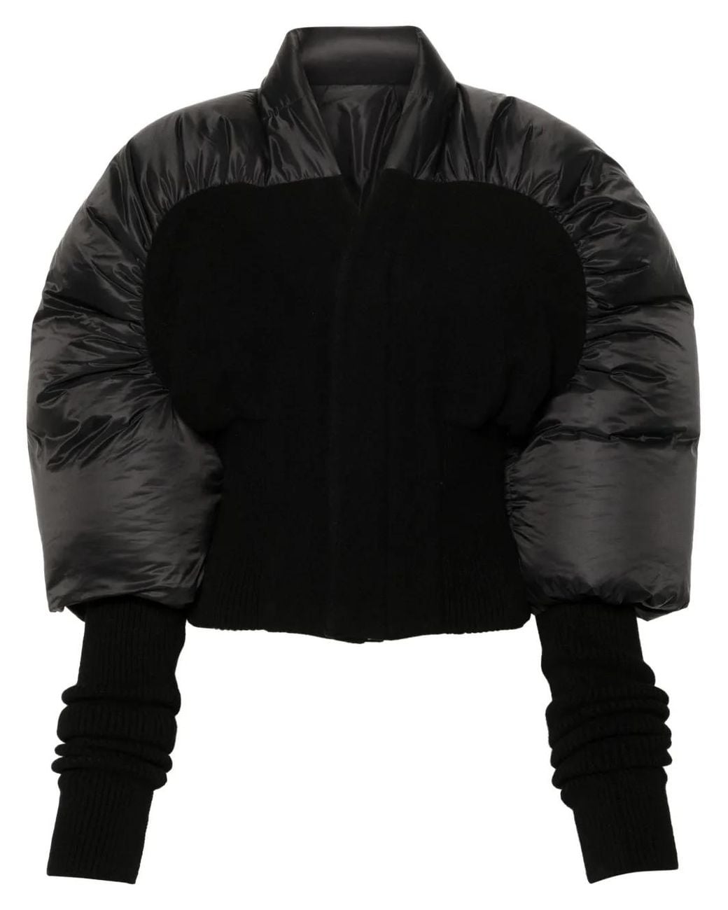 Rick Owens Black Duvetina Jacket