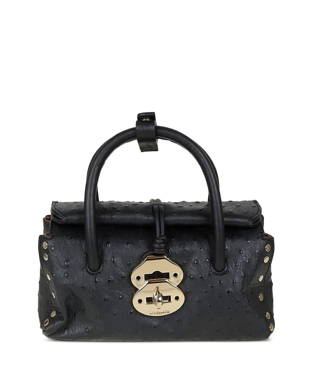 Zanellato Black Dotta Tote Bag