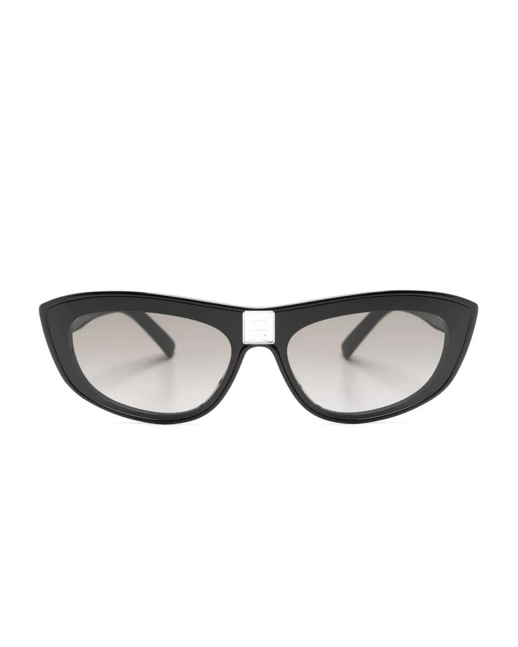 Givenchy Black Logo-Plaque Cat-Eye Sunglasses