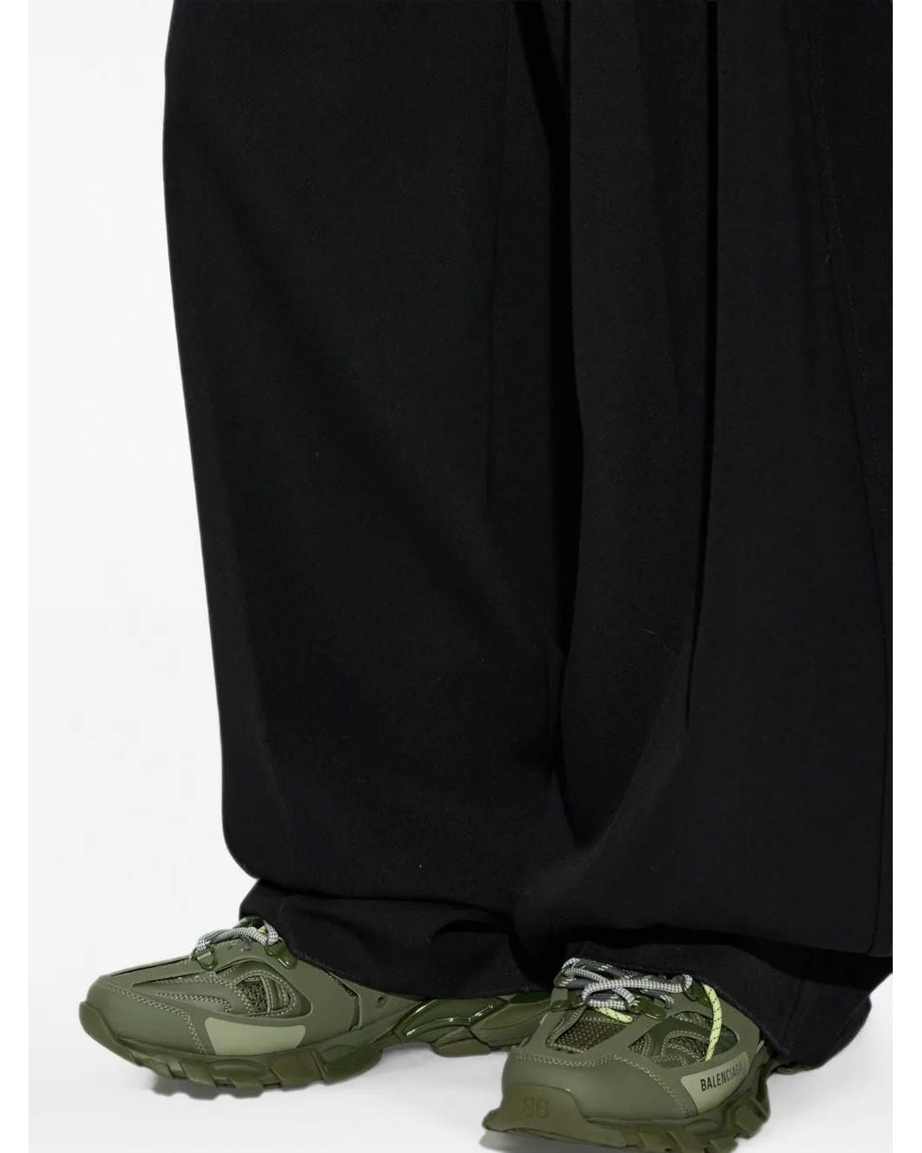 Balenciaga Green Track Trail Laces Sneakers for men