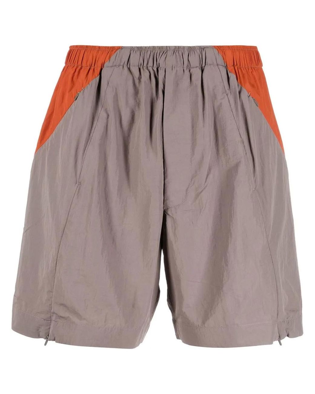 Y-3 Trainingsshorts Met Colourblocking in het Gray voor heren