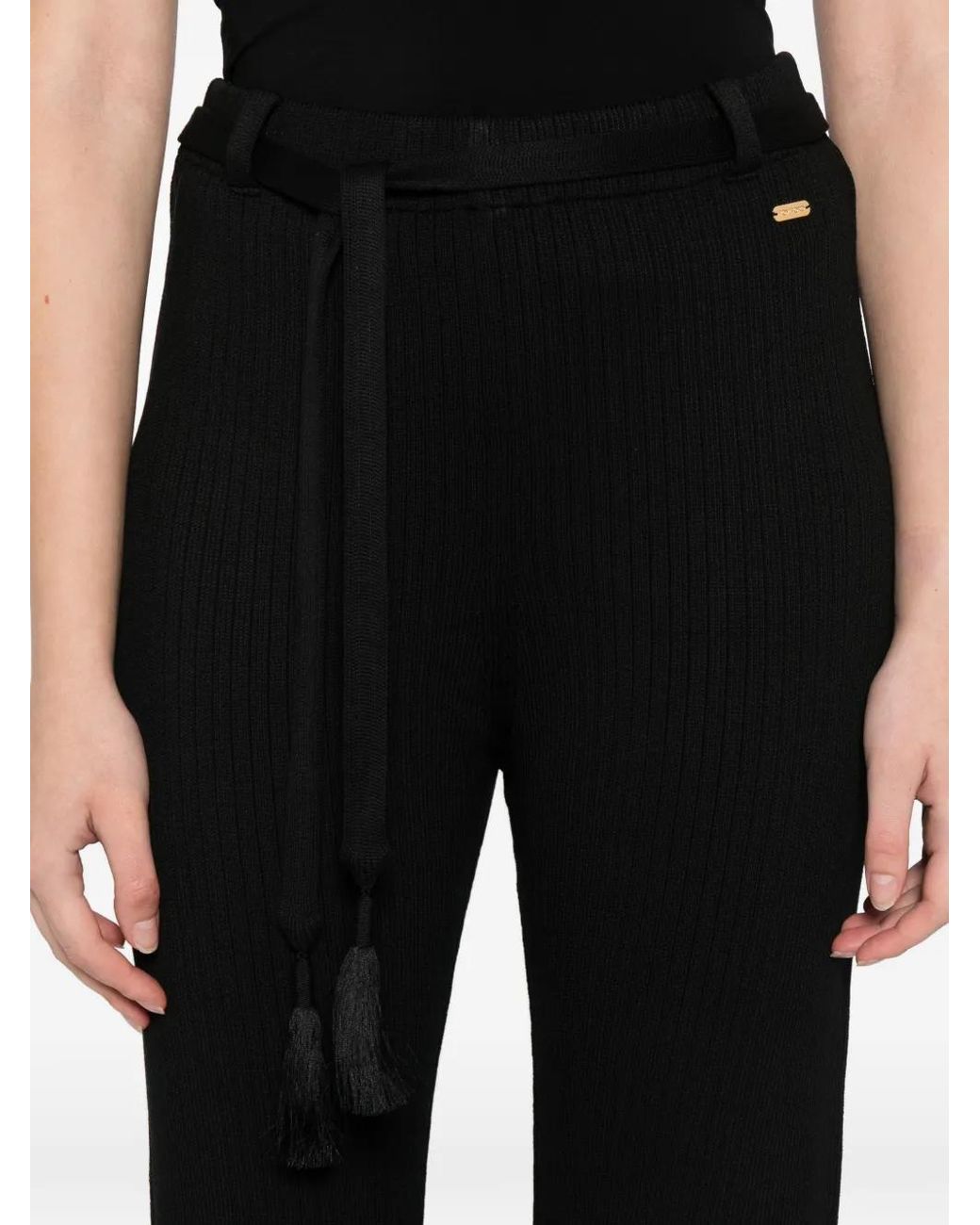Tom Ford Black Rose Detail Trousers