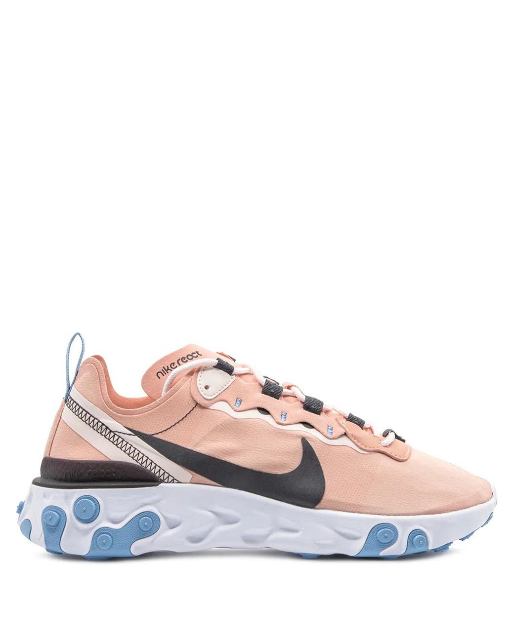 Nike Pink React Element 55 Sneakers
