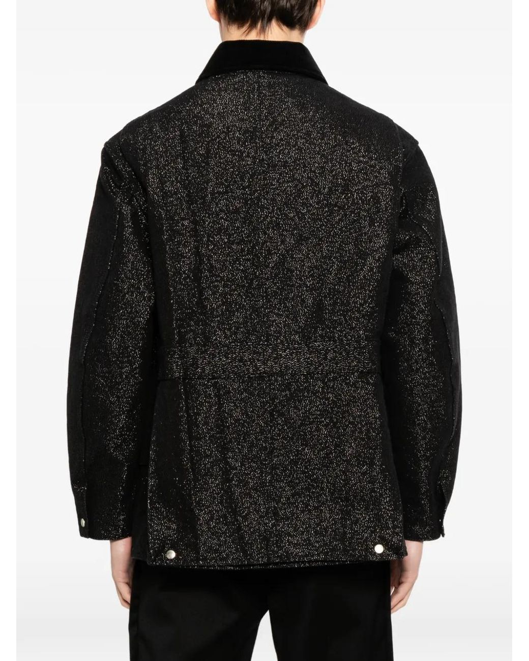 Midorikawa Black Buttoned Jacket for men