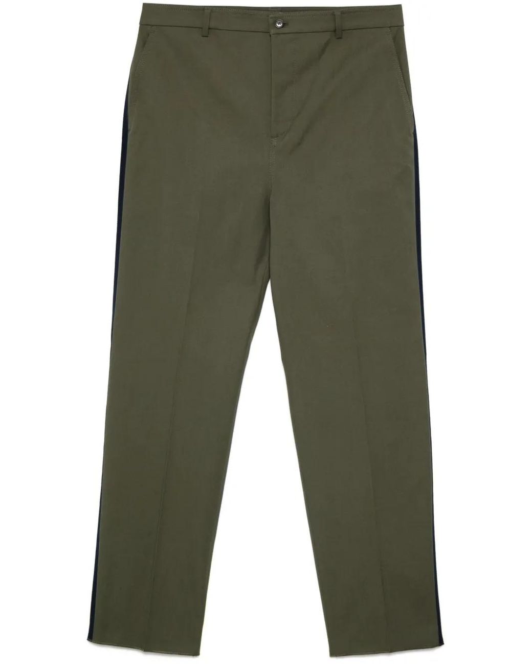 Valentino Garavani Green Side-Stripe Trousers for men