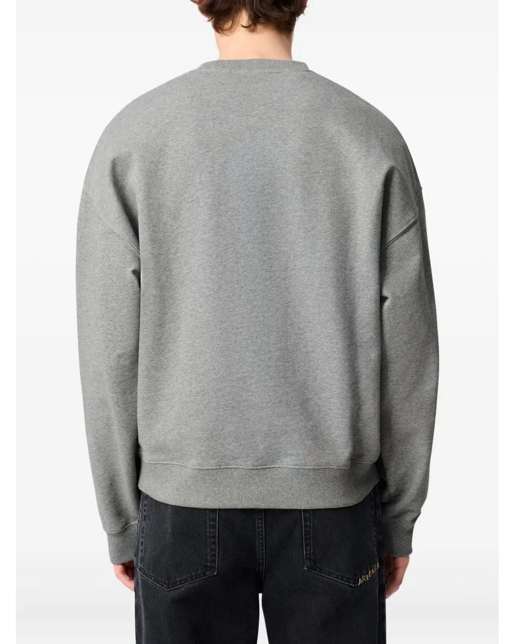 Axel Arigato Gray Micro Bee Bird Sweatshirt for men