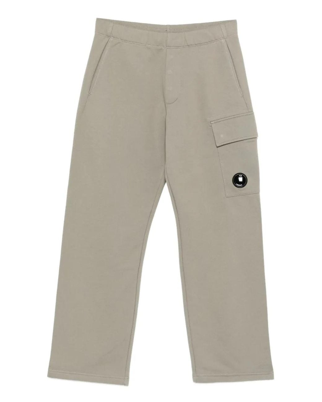C P Company Gray Pocket-Detail Sweatpants for men