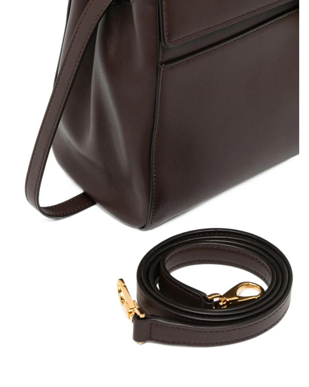 SAVETTE Brown Soft Symmetry Bag
